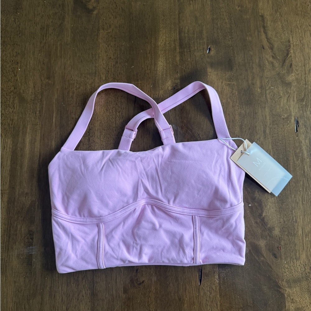 POPFLEX Light Pink Daphne Corset Crop Top